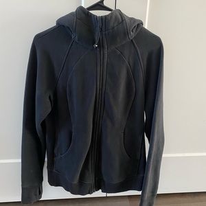 Lululemon black scuba hoodie sweatshirt
